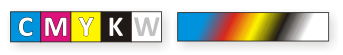 potisk rámečku CMYKW